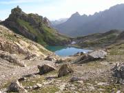 Le Lac Blanc en montant au Grand Galibier 